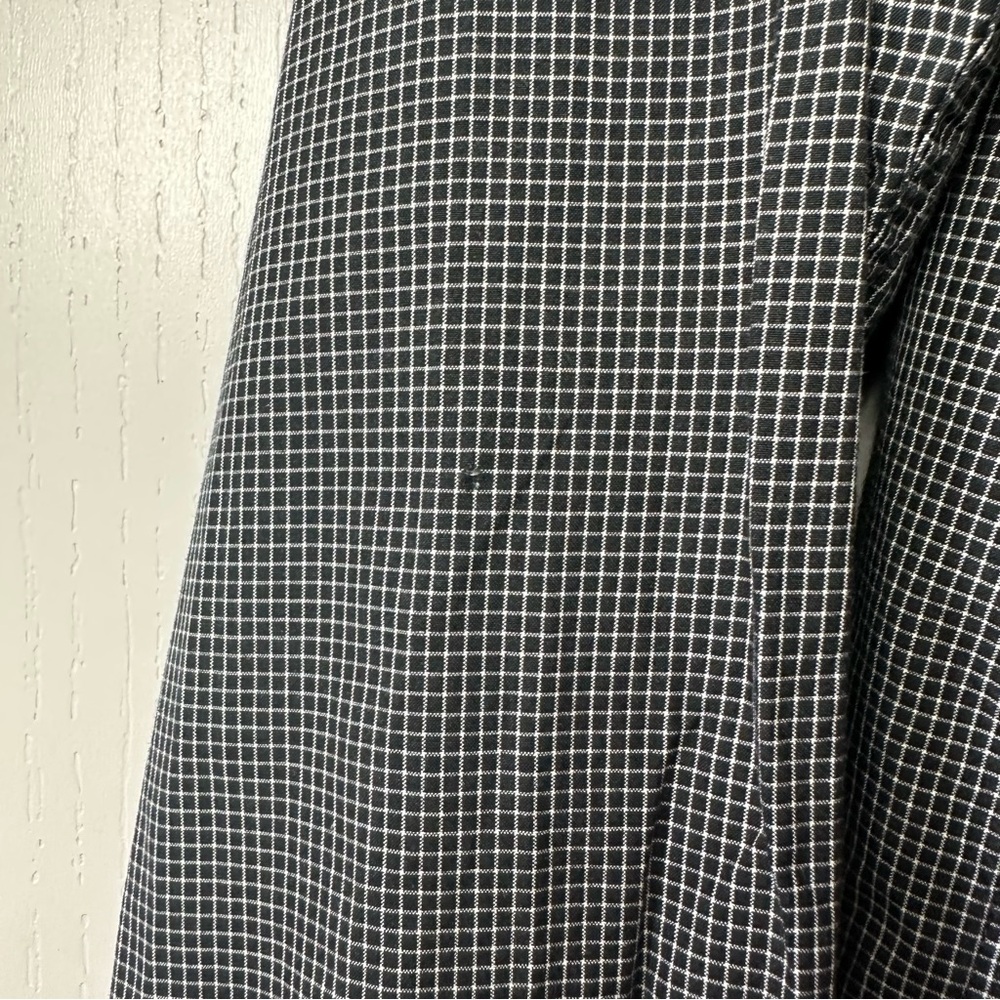 Ralph Lauren Men’s Black & White Plaid Casual Button Down Shirt- Size 16 Neck - Picture 6 of 10